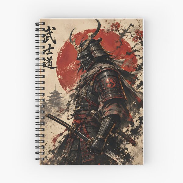 Item preview, Samurai Warrior – Bushido Spirit Japanese Ink Art  designed and sold by Arulsha.