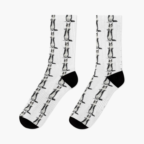 Item preview, Cat | Black & White Cat | Minimal Pet Aesthetic Art designed and sold by Mandayartstudio.