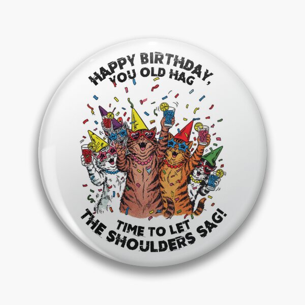 Item preview, Sarcastic Happy Birthday Cat Greetings designed and sold by chillaxcats.