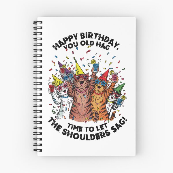 Item preview, Sarcastic Happy Birthday Cat Greetings designed and sold by chillaxcats.