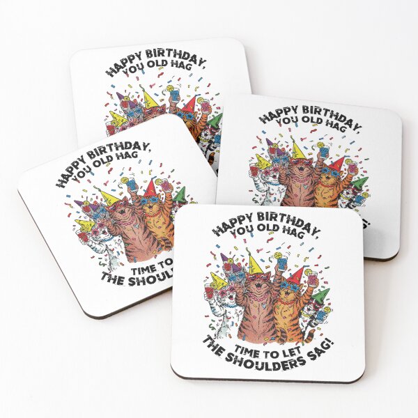 Item preview, Sarcastic Happy Birthday Cat Greetings designed and sold by chillaxcats.
