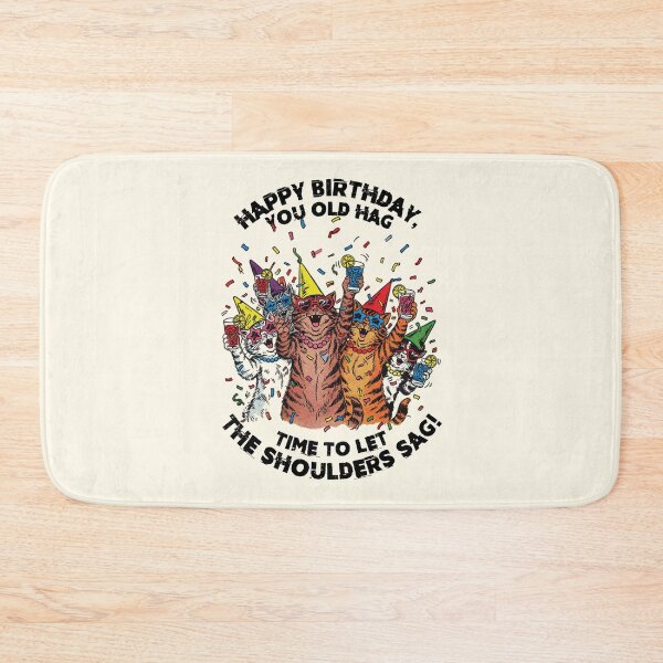 Item preview, Sarcastic Happy Birthday Cat Greetings designed and sold by chillaxcats.
