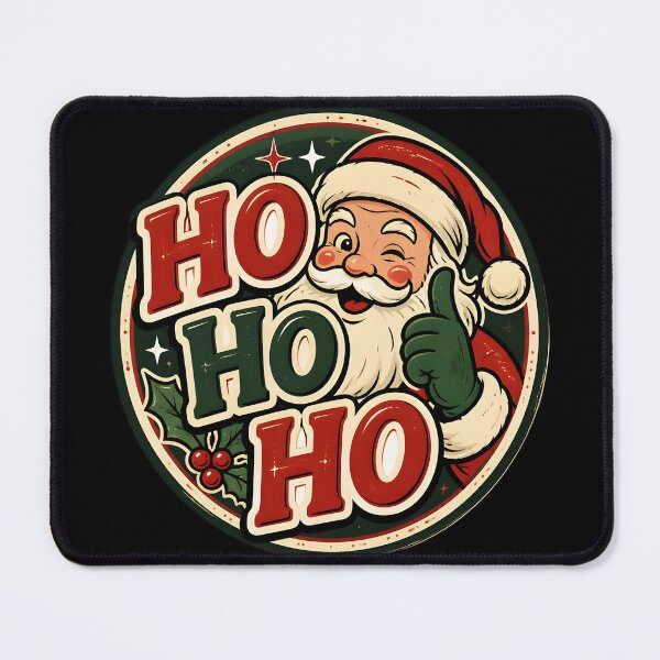 Item preview, Ho Ho Ho Vintage Retro Badge Christmas Design designed and sold by KristenosNehk.