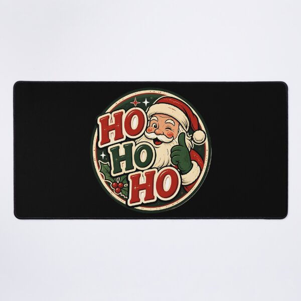 Item preview, Ho Ho Ho Vintage Retro Badge Christmas Design designed and sold by KristenosNehk.