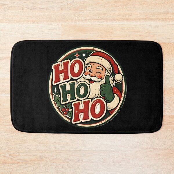 Item preview, Ho Ho Ho Vintage Retro Badge Christmas Design designed and sold by KristenosNehk.