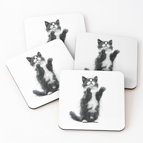 Item preview, Cat | Black & White Cat | Minimal Pet Aesthetic Art designed and sold by Mandayartstudio.
