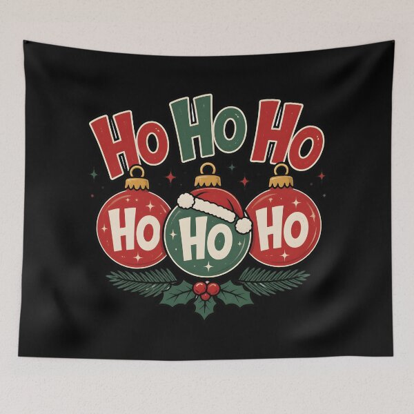 Item preview, Ho Ho Ho Signature Symbol Christmas Design designed and sold by KristenosNehk.