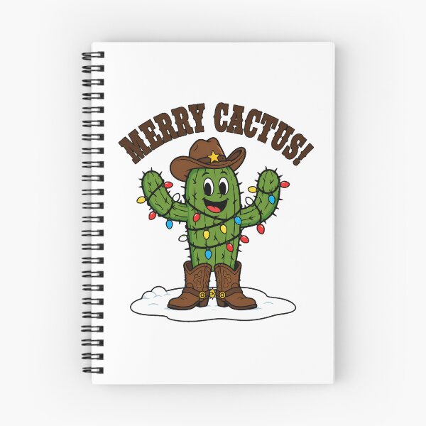 Item preview, Southwest Cowboy Christmas Cactus Merry Cactus Sheriff designed and sold by chattsuede.