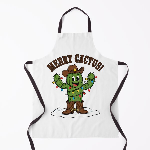Item preview, Southwest Cowboy Christmas Cactus Merry Cactus Sheriff designed and sold by chattsuede.