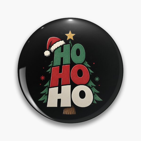 Item preview, Ho Ho Ho Creative Quote Shape Christmas Design designed and sold by KristenosNehk.