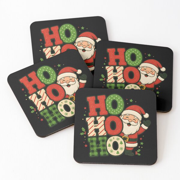 Item preview, Ho Ho Ho Mixed Pattern Typography Christmas Design designed and sold by KristenosNehk.
