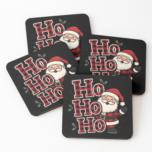 Item preview, Ho Ho Ho Buffalo Check Farmhouse Christmas Design designed and sold by KristenosNehk.
