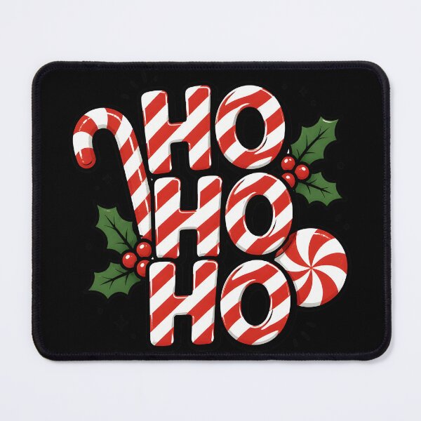Item preview, Ho Ho Ho Candy Cane and Peppermint Christmas Design designed and sold by KristenosNehk.