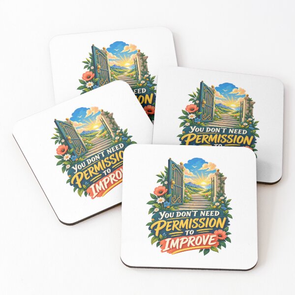 Item preview, You Don’t Need Permission to Improve designed and sold by Mosslume Studio.
