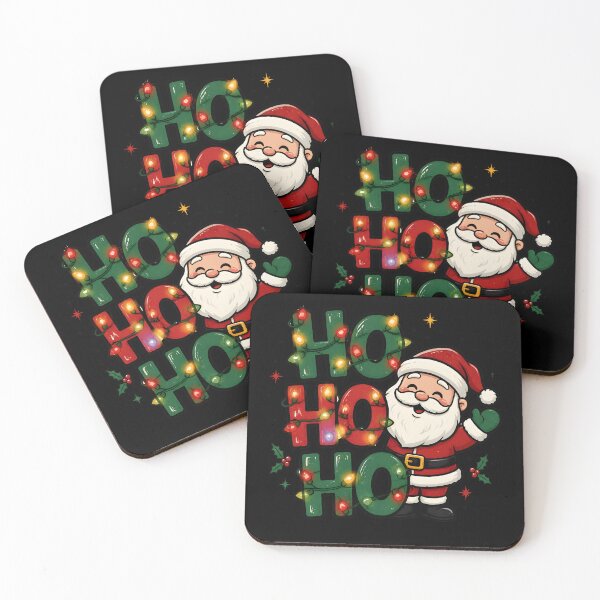 Item preview, Ho Ho Ho Christmas Lights Pattern Christmas Design designed and sold by KristenosNehk.