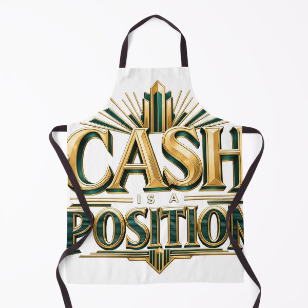 Item preview, Cash Is a Position Art Deco Trading V2 designed and sold by VolatilityEdge.
