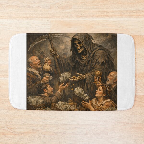 Item preview, You can't cheat death, money isn't everything designed and sold by Nela-&-Lena.
