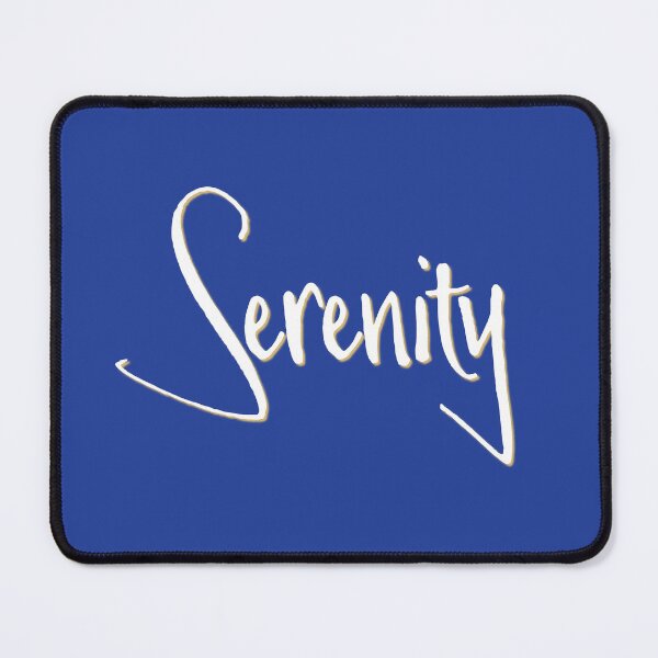 Item preview, SERENITY personalized type design designed and sold by CharlottePlaceArt.