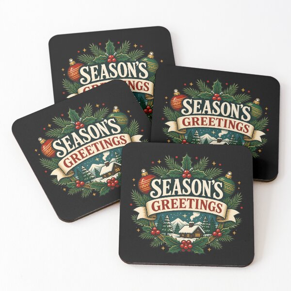 Item preview, Season's Greetings Classic Meaning Illustration Christmas Design designed and sold by KristenosNehk.