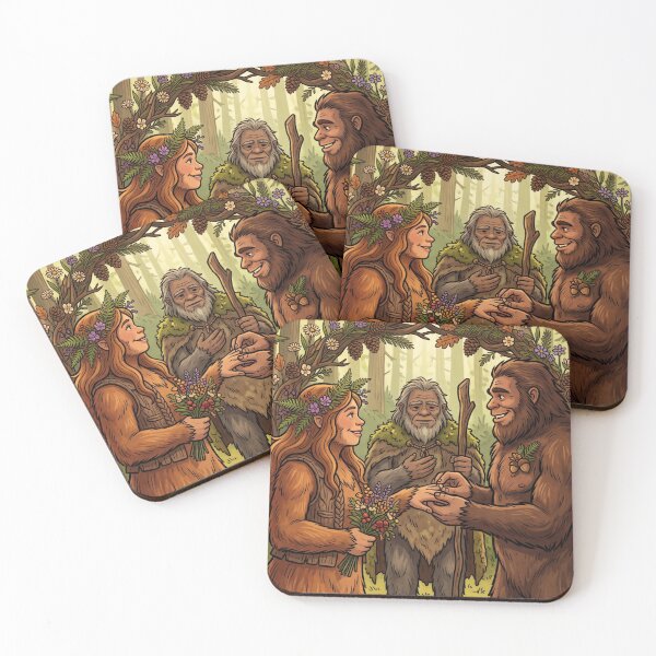 Item preview, Bigfoot Wedding in the Forest - Sasquatch Lover designed and sold by Spank My Yeti.