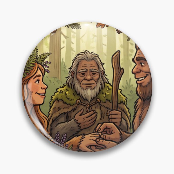 Item preview, Bigfoot Wedding in the Forest - Sasquatch Lover designed and sold by Spank My Yeti.