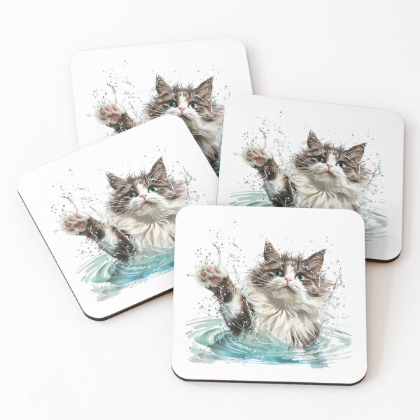 Item preview, Cat | Black & White Cat | Minimal Pet Aesthetic Art designed and sold by Mandayartstudio.
