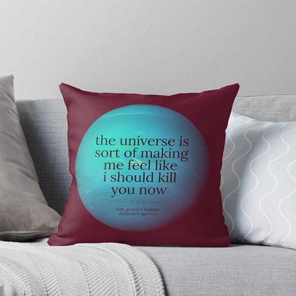 Item preview, Dirk Gently's Holistic Detective Agency Quote designed and sold by Heeby Jeebys.