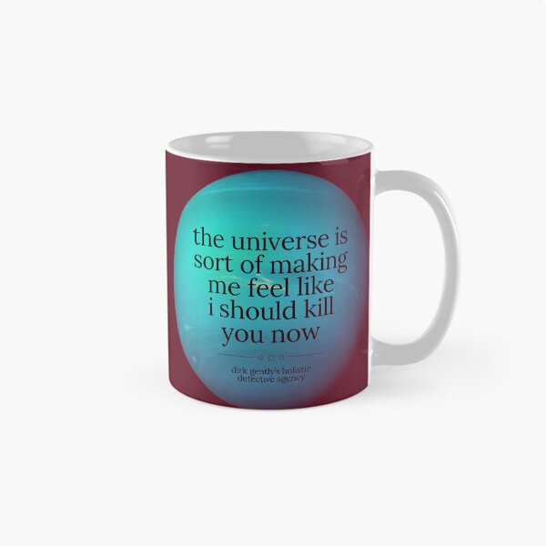 Item preview, Dirk Gently's Holistic Detective Agency Quote designed and sold by Heeby Jeebys.
