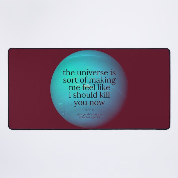 Item preview, Dirk Gently's Holistic Detective Agency Quote designed and sold by Heeby Jeebys.
