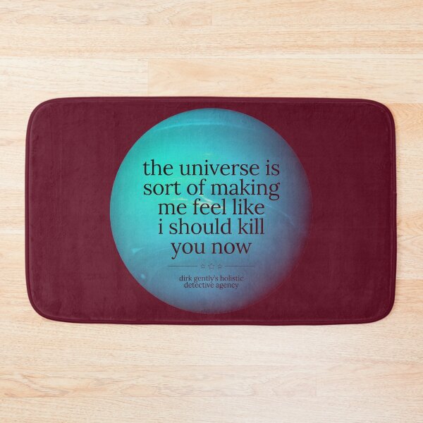 Item preview, Dirk Gently's Holistic Detective Agency Quote designed and sold by Heeby Jeebys.