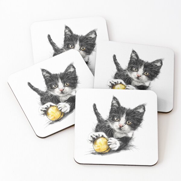 Item preview, Cat | Black & White Cat | Minimal Pet Aesthetic Art designed and sold by Mandayartstudio.
