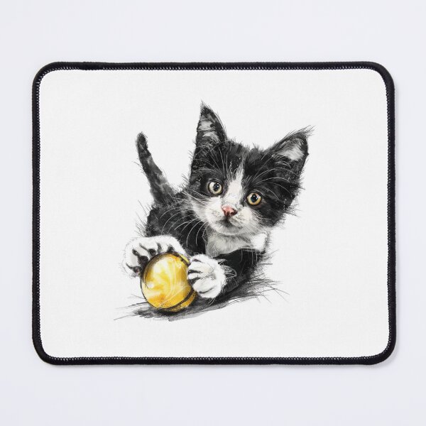 Item preview, Cat | Black & White Cat | Minimal Pet Aesthetic Art designed and sold by Mandayartstudio.