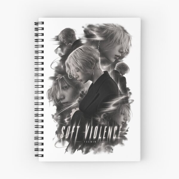 Item preview, Taemin Soft Violence Monochrome Portrait Collage | Dark Vibe Print designed and sold by Valeree Store.