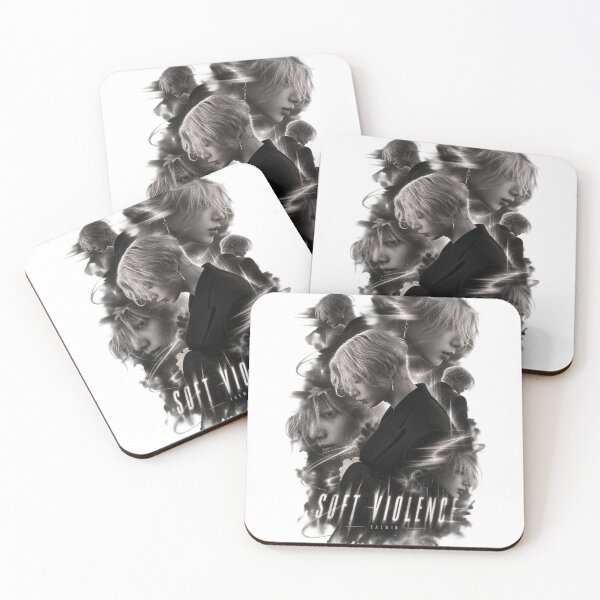 Item preview, Taemin Soft Violence Monochrome Portrait Collage | Dark Vibe Print designed and sold by Valeree Store.