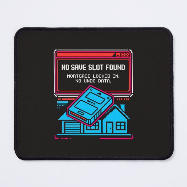 Item preview, No Save Slot Found Retro Gamer Adulting Error designed and sold by SplashTastic.