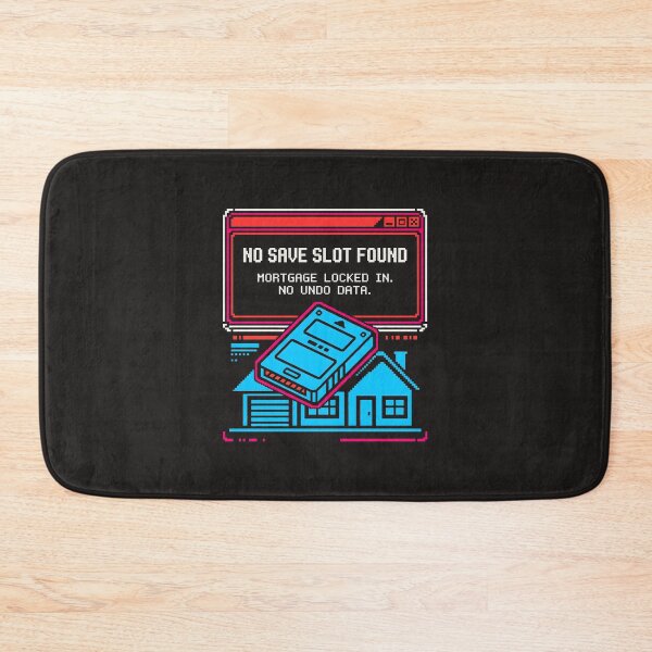 Item preview, No Save Slot Found Retro Gamer Adulting Error designed and sold by SplashTastic.