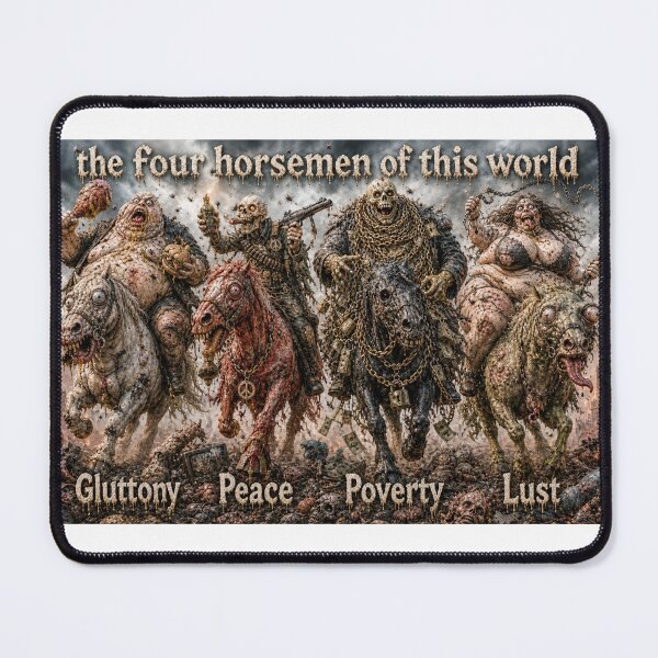 Item preview, The Four Horsemen of Modern World designed and sold by Nela-&-Lena.