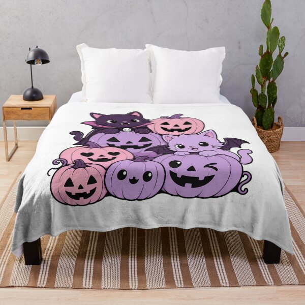 Item preview, Pastel Goth Halloween Cat Spooky Pumpkin Feline designed and sold by chattsuede.