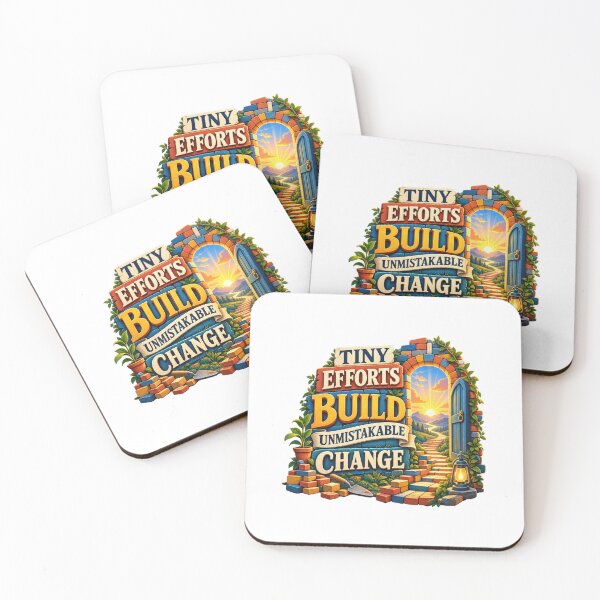 Item preview, Tiny Efforts Build Unmistakable Change designed and sold by Mosslume Studio.