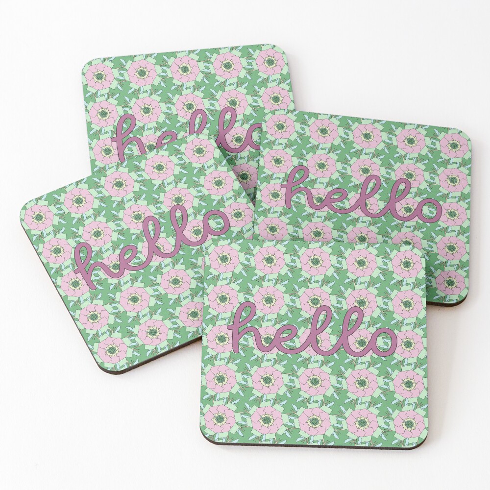 Item preview, Coasters (Set of 4) designed and sold by helloreaders.