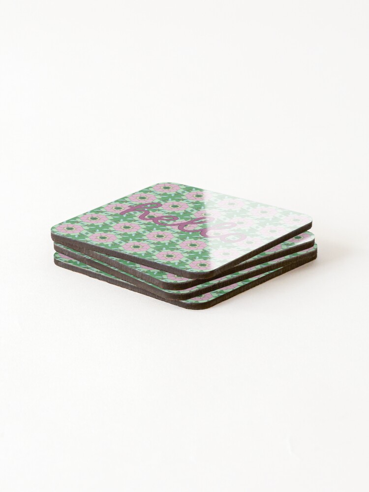 Thumbnail 4 of 5, Coasters (Set of 4), hello designed and sold by helloreaders.
