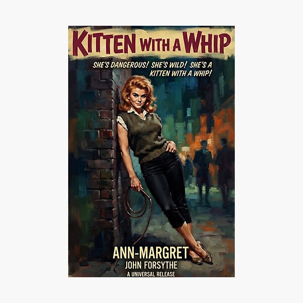 Artikelvorschau, Kätzchen mit Peitsche – Kunsthommage entworfen und verkauft von Art's Diner.