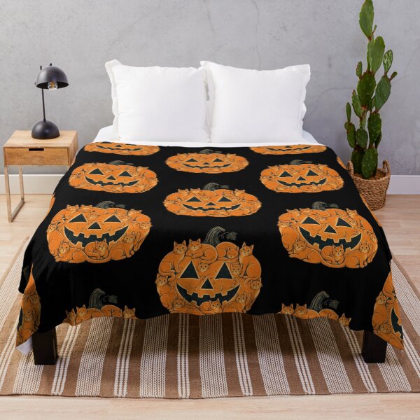Item preview, Halloween Pumpkin Cat Jack-O’-Lantern designed and sold by Nacho Average Designs.