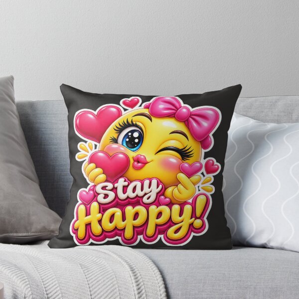 Item preview, Say Happy Cute Positive Quote designed and sold by MR4me.