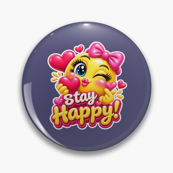Item preview, Say Happy Cute Positive Quote designed and sold by MR4me.