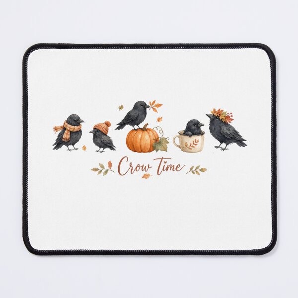 Item preview, It's Crow Time for a Spooky Season. designed and sold by Birdie and Flynn.