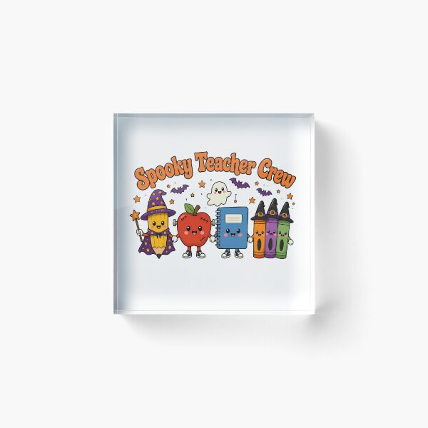 Item preview, Spooky Teacher Crew Halloween School Supply Squad designed and sold by chattsuede.
