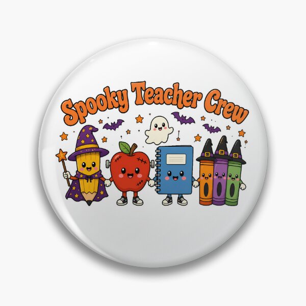 Item preview, Spooky Teacher Crew Halloween School Supply Squad designed and sold by chattsuede.
