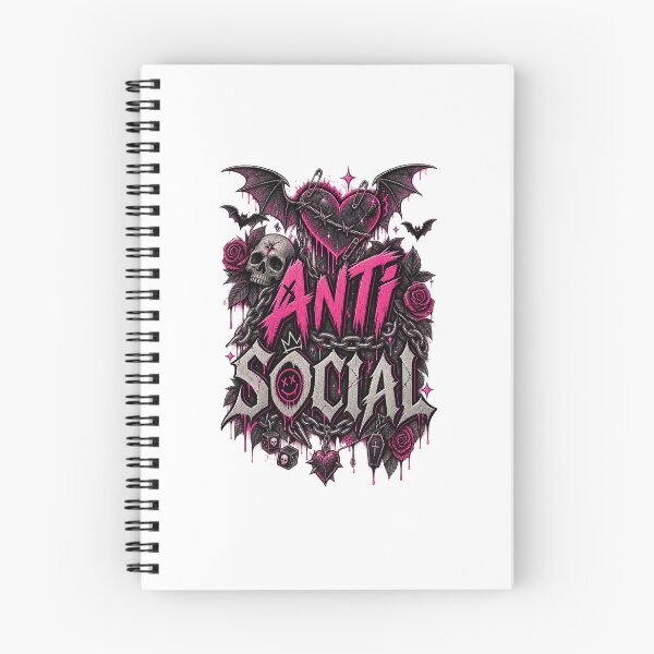 Item preview, Anti social designed and sold by doddle&bloom.