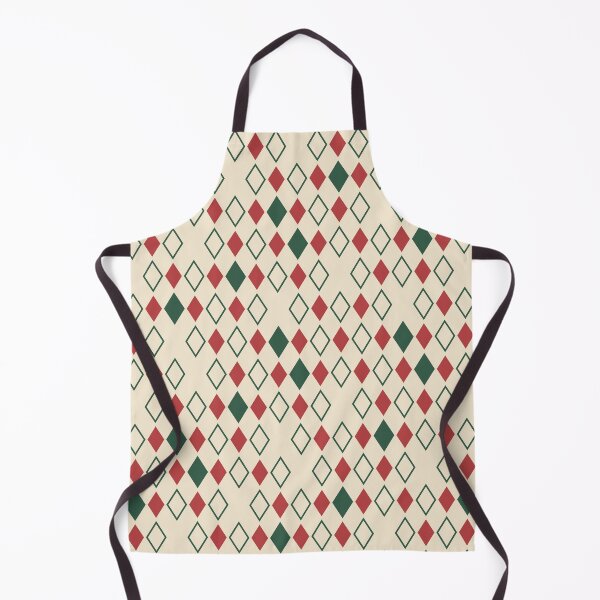 Item preview, Classic Christmas Harlequin in Red Green and Cream designed and sold by NATHA PALETTE.